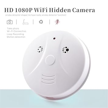 Amazon.com: Cámara espía WiFi Cámara oculta Detector de ...