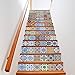 FLFK Peel and Stick Tile Stickers - 13 Waterproof Decals, Each with 6 Patterns, Each 7.08
