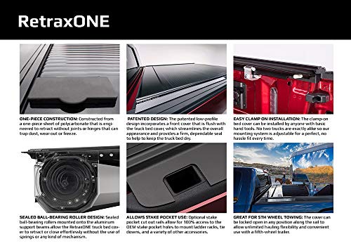 RetraxONE Retractable Truck Bed Tonneau Cover | 10371 | fits F-150 Super Crew & Super Cab 5.5' Bed (09-14)