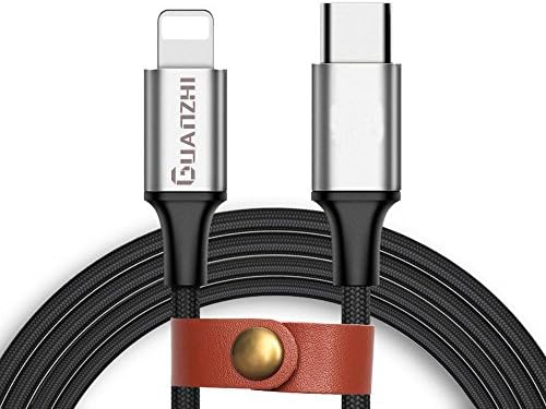 GUANZHI Type C to Lightning Cable, USB 3.0 USB C to Lightning Sync &amp;Data Cable Cord for iPhone X/8/8 Plus iPad Connect to Macbook Pro 2016, MacBook 12-inch and Other USB C Devices