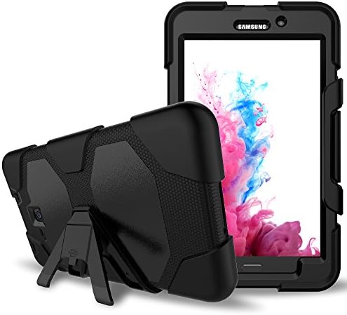 LKsung Armor Case For Galaxy Tab A 7.0,[Screen Protector][Dual Layer] [Heavy Duty][Shock Absorption]High Impact Resistant Cover For Samsung Galaxy Tab A 7.0 (SM-T280 / SM-T285)(black)