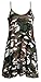 Forever Womens Strap Rose Skull Check Spicy Boom Print Swing Dress