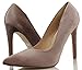 Delicious Women's Cindy Pointy Toe Velvet Single Sole Classic Pump