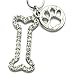 Soulbreezecollection Clear Bone Puppy Doggy Dog Bear Animal Pet Paws Necklace Pendant Charm