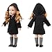 SpiderMarket 14 Inch Doll Clothes Accessories Shoes for American Girl WellieWishers Doll Clothes Camille Willa Ashlyn Kendall Emerson Doll Tenney Grant Doll Clothes (Hermione Design,Wand not Include)