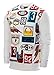 Rstrict & General Mens Hipster Nascar Extreme Long Sleeves Crew Neck T-Shirts