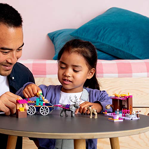 LEGO 41166 Disney Frozen Die Eiskönigin 2 ELSA und die Rentierkutsche, Spielzeug für Kinder ab 4 Jahre, mit 2 Rentieren… – Bild 7