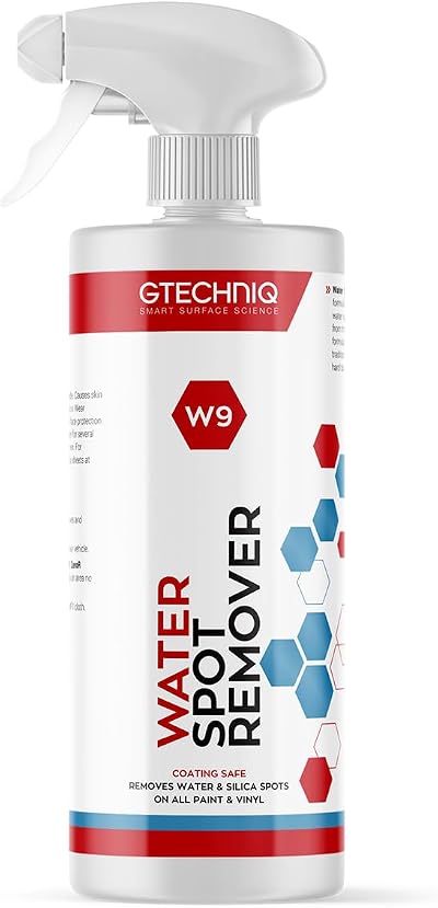 Gtechniq W9 Water Spot Remover 250ml for Cars Glass All Paint Types