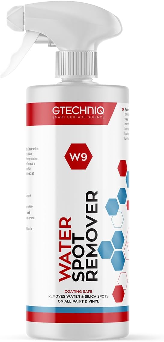 Gtechniq W9 Water Spot Remover 250ml for Cars Glass All Paint Types