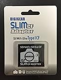 DIGIGEAR SLIM CF Adapter : SD SDHC SDXC WiFi-SD eyefi to Type I Compact Flash Card