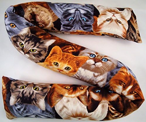 Door Draft, Light, Dust Stopper Natural Fragrant Balsam, Many Colors &amp; Sizes - Quality USA Made (3" x 38", Packed Cats)
