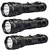 Hisonde 3Pack wf-502b Flashlight Tactical Flashlight 1000 Lumens Emergency Powerful Flashlights 5 Modes Heavy Duty Flashlight 18650 Flashlight Waterproof 502b Torch (Batteries Not Included)