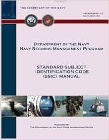 Standard Subject Identification Codes (SSIC) Manual: Department of the
