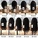 Straight Lace Front Wigs Human Hair Pre Plucked Natural Hairline with Baby Hair Glueless 13x4 Transparent Lace Frontal Wigs Full End Hair 100% Unprocessed Brazilian Virgin Hair Wigs for Black Women