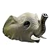 CreepyParty Deluxe Novelty Halloween Costume Party Latex Animal Head Mask Elephant