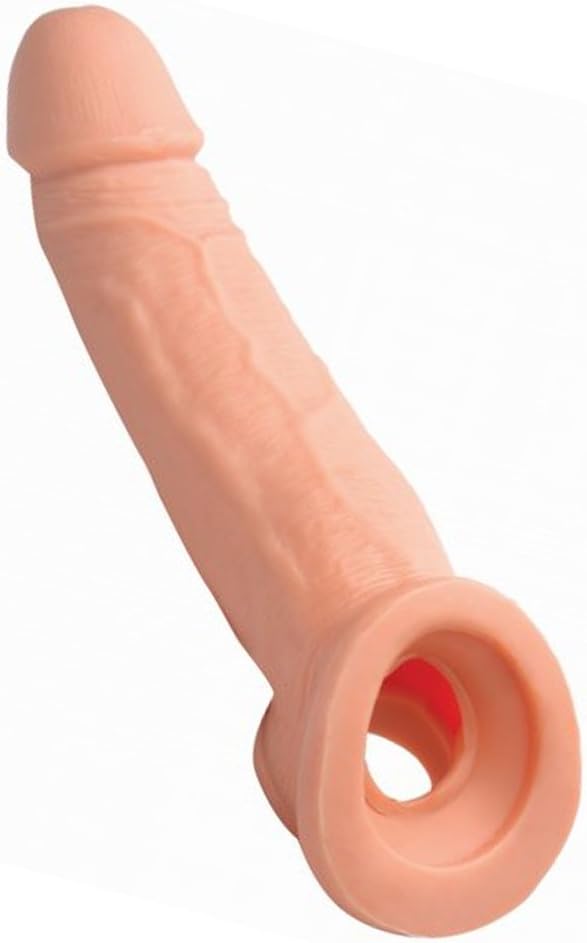Ultra Real 2 Inch Solid Tip Penis Extension, Black