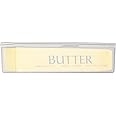 Home-X Single Stick Butter Container - Form Fitting Butter Dish Designed to Hold 1/4 lb of Butter, BPA-free Butter Dish with Lid, Durable Butter Keeper for Home Kitchen Décor