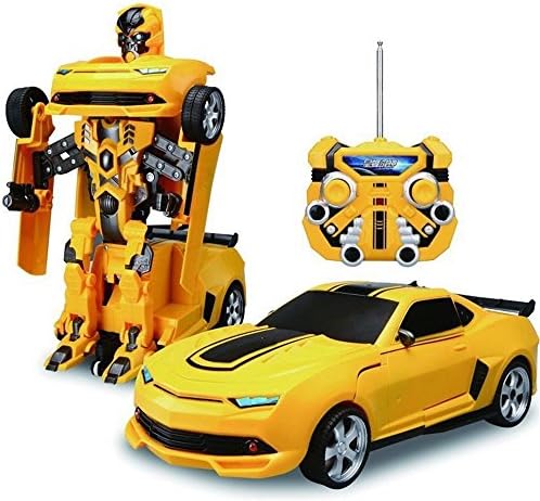 2 in 1 Remote Control Robot Bumble Bee Transformation Car Vehicle Toys Boys Xmas Gift