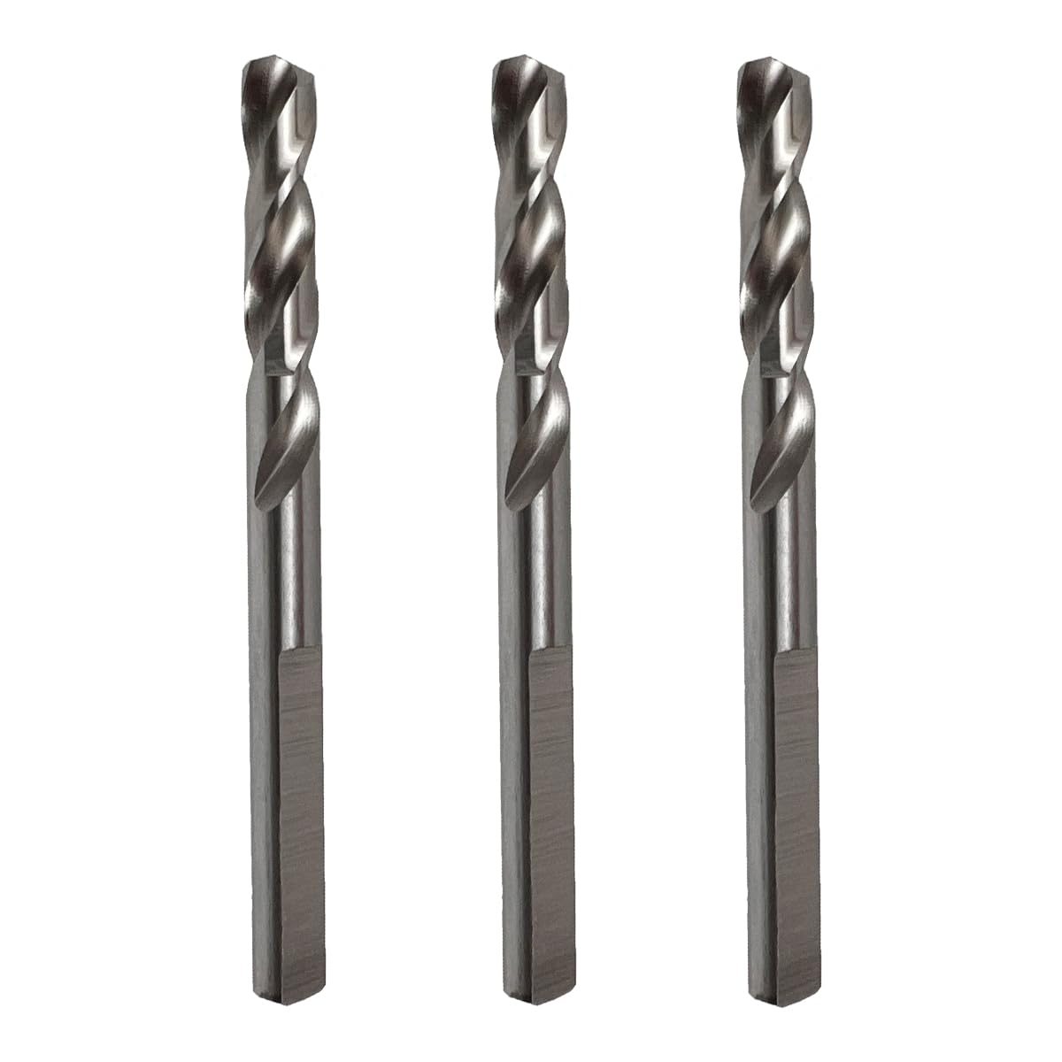 Saxton HSS Hole Saw Cutter Arbor Pilot Drill Bits 6.35mm x 80mm (3)