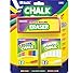 2 Pack - BAZIC 12 Color and 12 White Chalk with Eraser Sets, Assorted