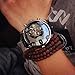 Clearance! Charberry Mens Large Dial Quartz Watch Leather Quartz Analog Wrist Watch Watches