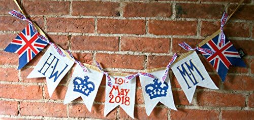 Harry and Megan Royal Wedding 2018 Bunting Garland Made to Order Tudor Style