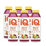 iQ Juice RISE UP with Guarana + B12 - Case of 6 (16 oz.) Bottles
