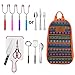 10-Piece Camping Kitchen Utensils Set| CHANODUG Camping Cookware Utensils For Travel Kitchen,Camping Kitchen Set with Hot dog marshmellow forks