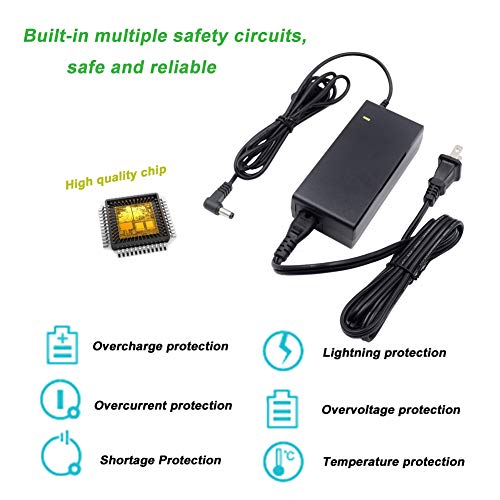 TKDY Security Camera Power Supply 12V 5A Adapter, with 8 Way CCTV Power