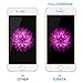 TURATA iPhone 8 7 6S 6 Screen Protector 0.3MM 9H 3D Full Coverage Tempered Glass Screen Cover with Bubble Free Anti-Fingerprint and Oil Stain for iPhone 8 7 6S 6 (White)