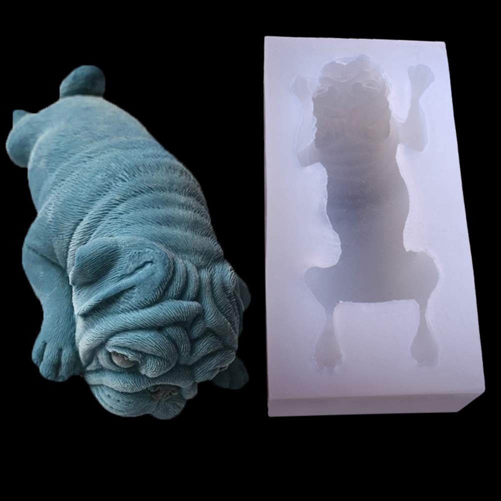Supvox Moule En Silicone 3d En Forme De Chien Carlin Fabrication Resine Epoxy Moule A Gateau En Mousse Fondant Moule A Bougie Moule En Pate Polymere Savon Moules Cuisine Maison Schoolofbabywearing Com