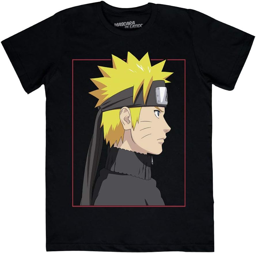 Máscara De Látex Playera Naruto Edición Limitada Uzumaki Naruto