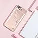 iPhone 7 Plus Case, iPhone 7 Plus Wallet Case, ZVEdeng iPhone 8 Plus Wallet Case, iPhone 8 Plus 7 Plus Case with Card Holder for Women Shockproof Leather Protective Cover-Rose Gold