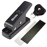 Elrido Guitar Picks Maker DIY Guitar Pick Punch Cutter with Leather Key Chain Pi