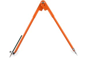 Dtacke Professional Woodworking Compass Pencil Marking Compass Circle Maker Scriber Compass for Geometry (Large)