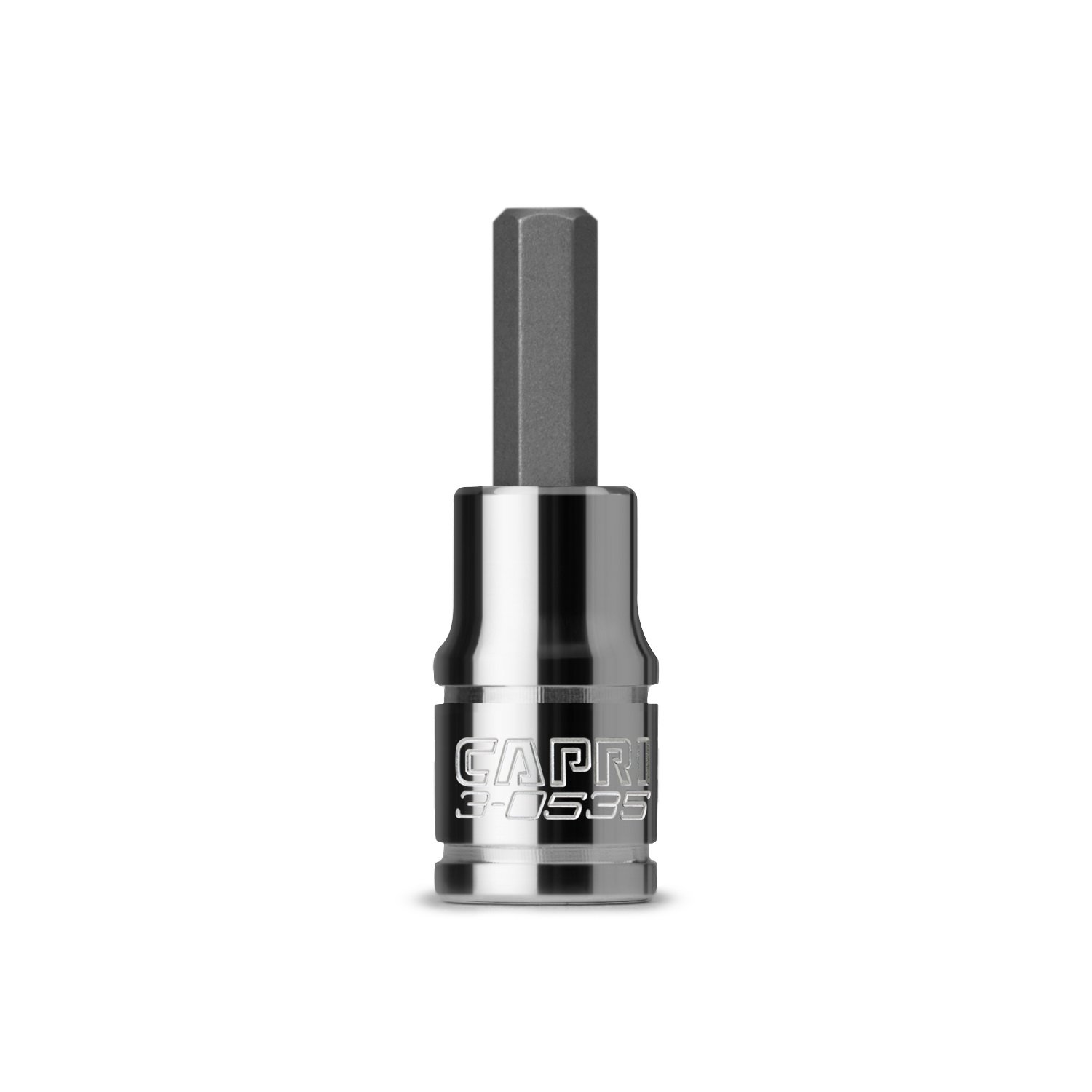 Capri Tools 3-0535 5 mm Hex Bit Socket, 1/4-Inch Drive, Metric