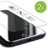 iPhone 8 Plus Screen Protector, Tekxyz Tempered Glass Screen Protector for iPhone 8 Plus, Crystal Clear, Case Friendly, Pack of 2