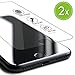 iPhone 8 Plus Screen Protector, TEKXYZ Tempered Glass Screen Protector for iPhone 8 Plus, Crystal Clear, 2 Pack