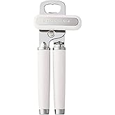 KitchenAid Classic Multifunction Can Opener and Bottle Opener Easy to Use, Razor Sharp Stainless Steel Cutting Wheel, Soft Ergonomic Handles, White