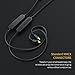 FiiO RC-BT HiFi Wireless Bluetooth Lightweight Headphone/Earphone Replacement MMCX Cable with aptX/AAC/SBC Support and Mic