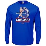 Chicago Baseball Fans. The Curse Ends Championship Long Sleeve T-Shirt (Sm-5X)