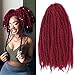 18 Inch Marley Braiding Hair Synthetic Afro Kinky Marley Hair for Twists 3 Packs Marley Twist Braiding Hair Extensions Soft And Fluffy (#BUG)