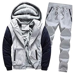 Men's Winter Fleece Tracksuit Lightweight Soft