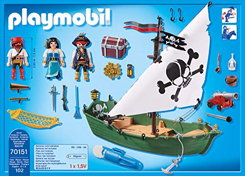 PLAYMOBIL 70151 Pirates Piratenschiff – Bild 4