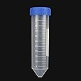 Conical Centrifuge Tubes 50ml, 50 Pcs Sterile Plastic Tubes with Screw Caps, Plastic Graduated and Write Marks Lab Test Container, Non-Pyrogenic, DN/RNase Free (50ml-50pcs)
