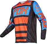 2017 Fox Racing Youth 180 Falcon Jersey-Black/Orange-YL