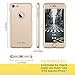 iPhone 7 Case 360 CellPRO [Full Body Series] Premium Hard TPU Cover,Full Protection (Dual Layer 0.1 mm Slim) Anti Slip Grip Designed with Ultra Clear Screen Protector Glass for Apple iPhone 7 (Gold)