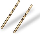 Meccion HSS Cobalt Jobber Drill Bit 2pcs 8.0mm for Metal Stainless Steel