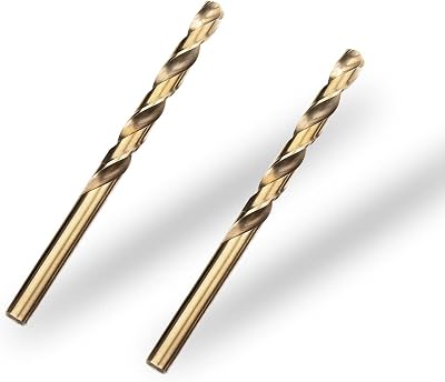 Meccion HSS Cobalt Jobber Drill Bit 2pcs 8.0mm for Metal Stainless Steel