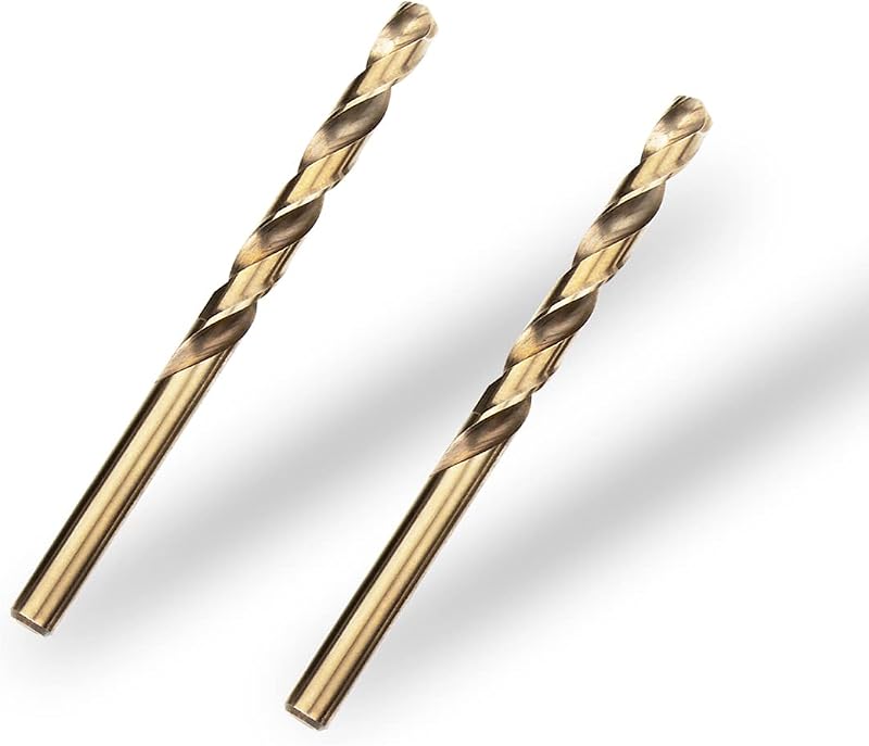 Meccion HSS Cobalt Jobber Drill Bit 2pcs 8.0mm for Metal Stainless Steel